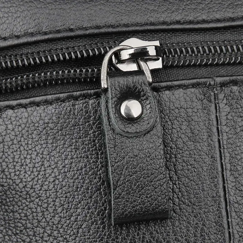 Men's Black Leather Crossbody Bag NZ | Shoulder Bag