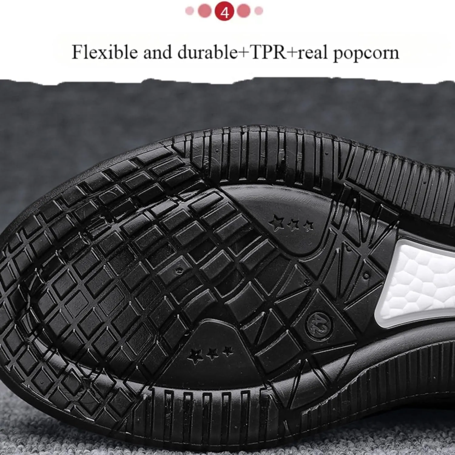 Men's Cowhide Pattern Air Cushion Sneakers Stylish and Comfortable Pattern Soft Leather Non-Slip Casual Walking Shoes