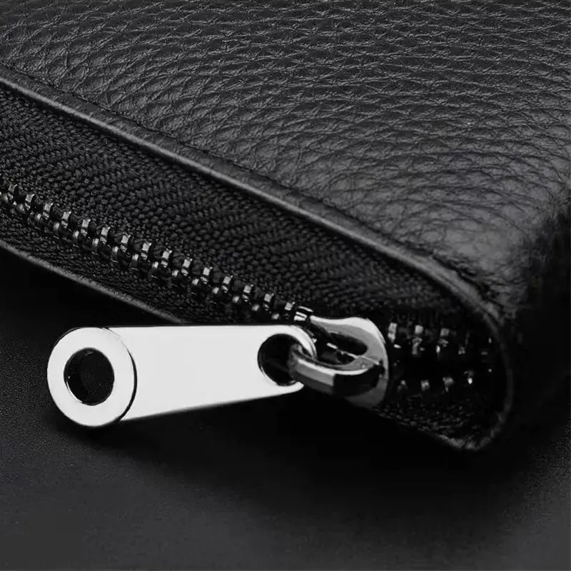 Men's Genuine Leather Business Card Wallet