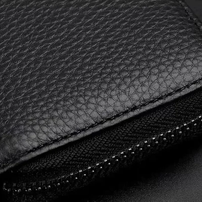 Men's Genuine Leather Business Card Wallet