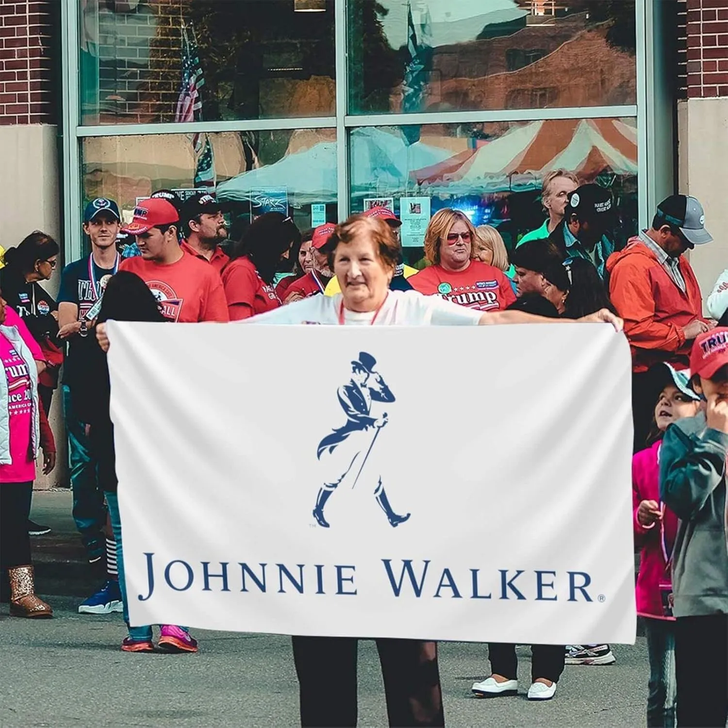 Men's Johnnie Walker Garden Flag 3x5 Ft Decor Outdoor Banner Sign Party Parade Breeze Home Fade Proof Flags