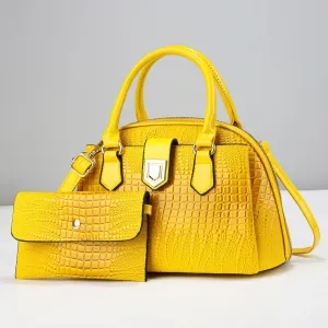 Mira Embossed Bag Set