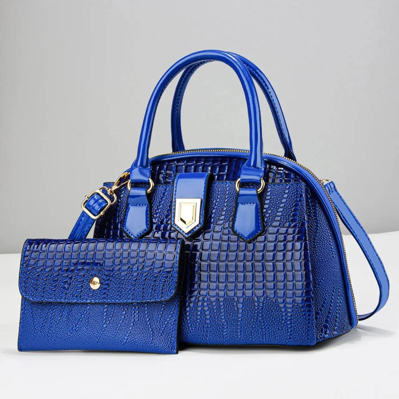 Mira Embossed Bag Set