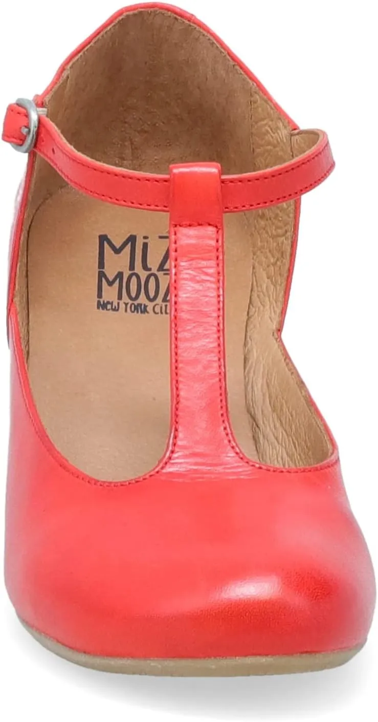 Miz Mooz Fleta Women's Retro Inspired Heels Scarlet