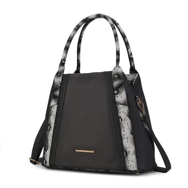 MKF Kenna Snake embossed Tote Bag
