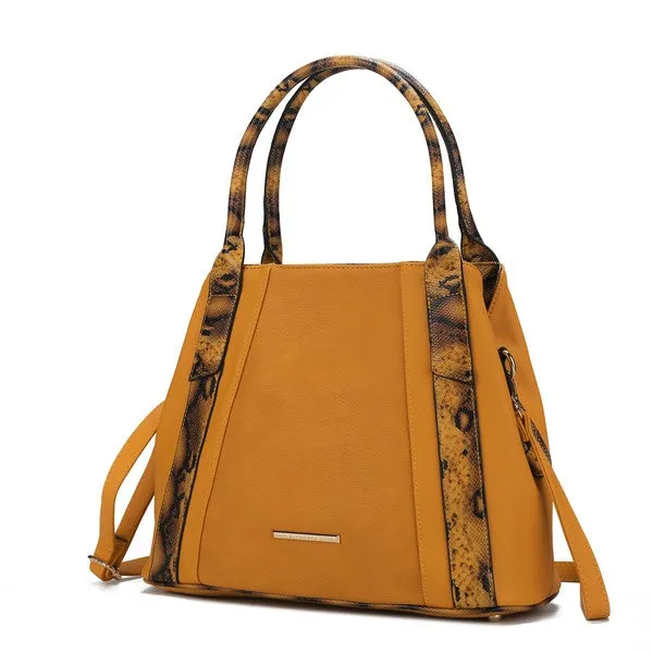 MKF Kenna Snake embossed Tote Bag