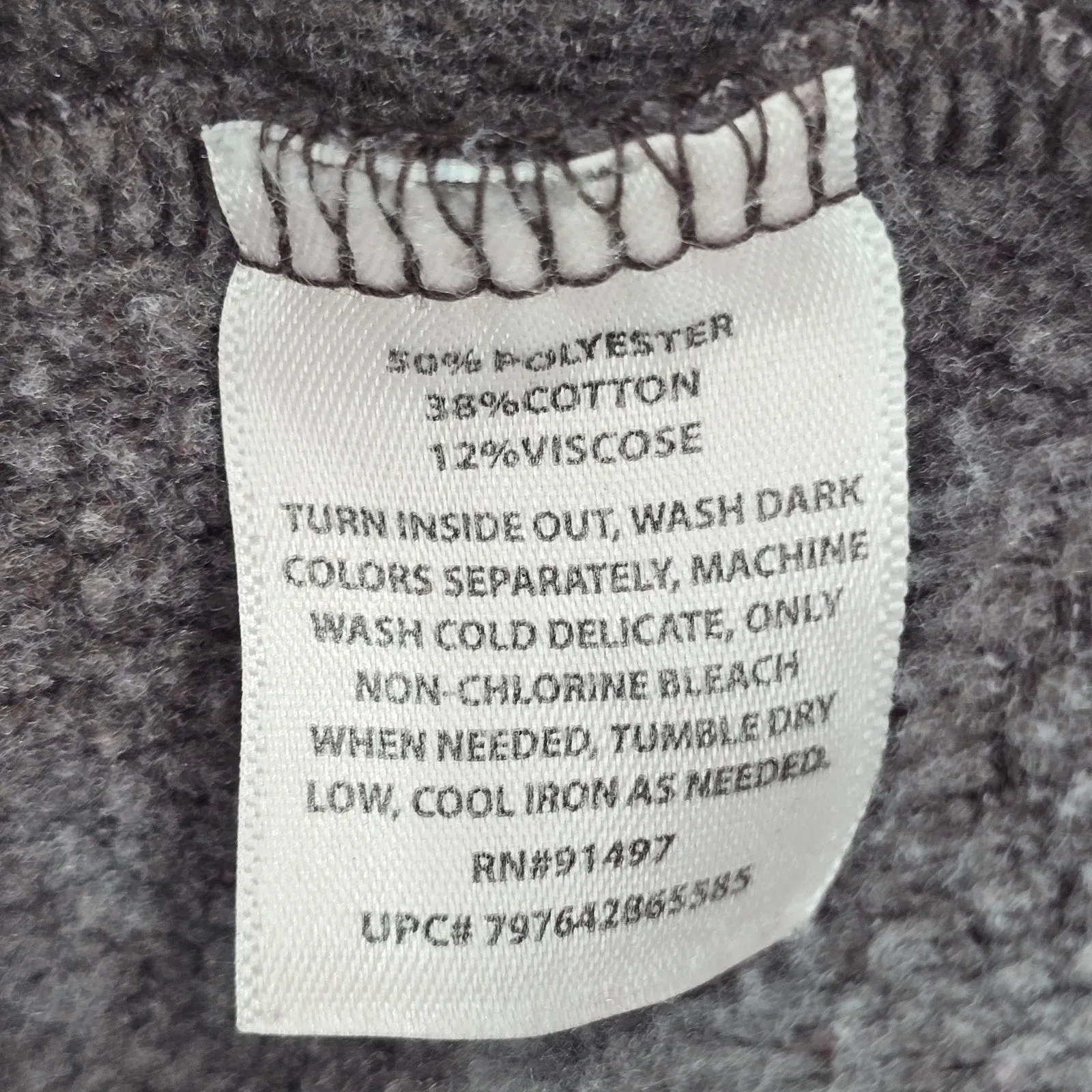 Modern Canvas Gray Tie Dye Long Sleeve Cotton Sweater Cardigan Top Medium