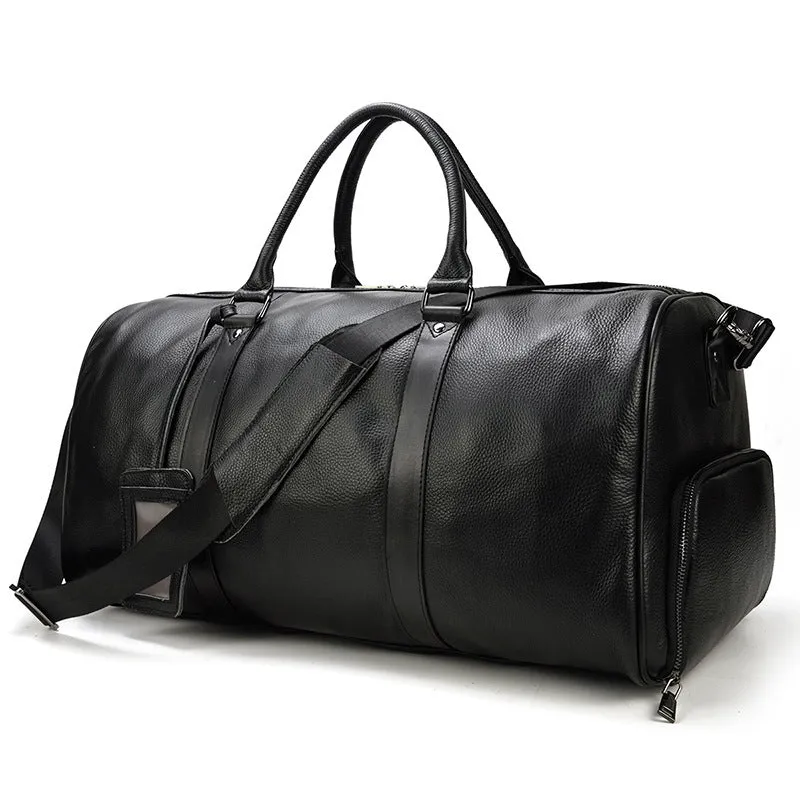 Monaco Luxury Leather Duffle Bag