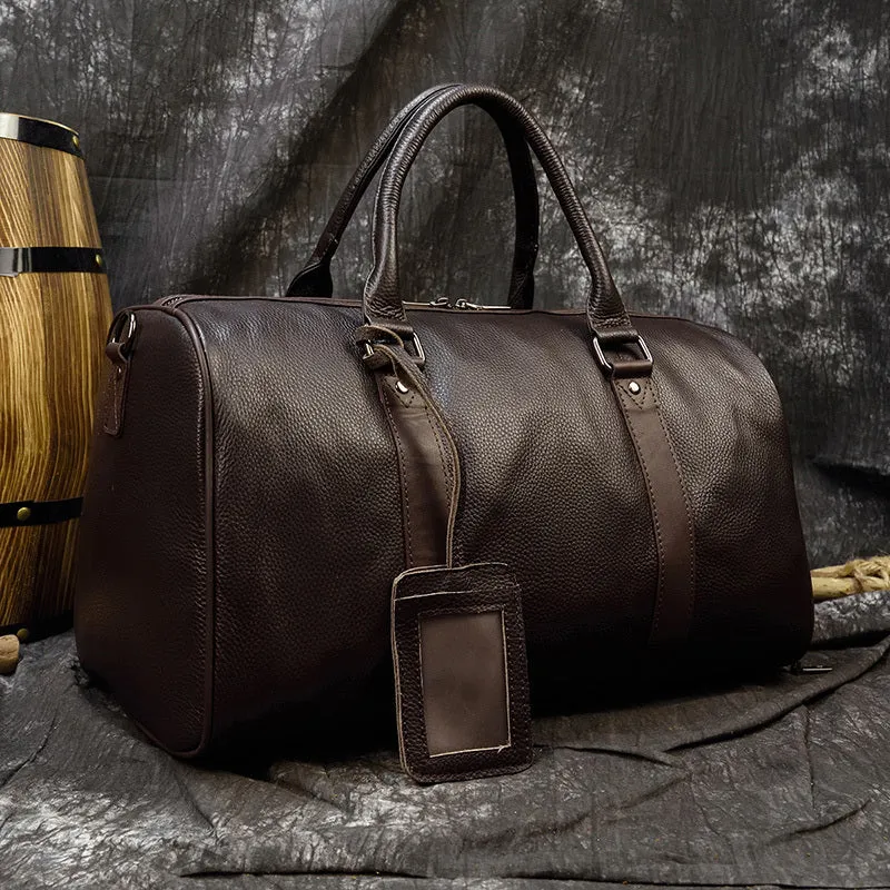 Monaco Luxury Leather Duffle Bag