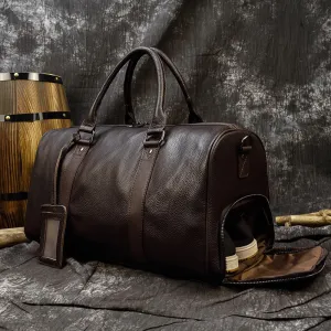 Monaco Luxury Leather Duffle Bag