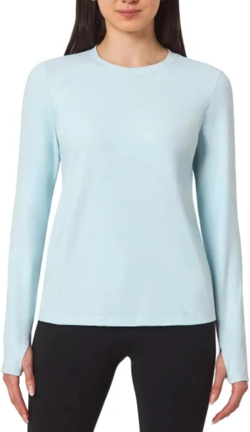 Mondetta Women's Long Sleeve Active Top with Thumb Holes