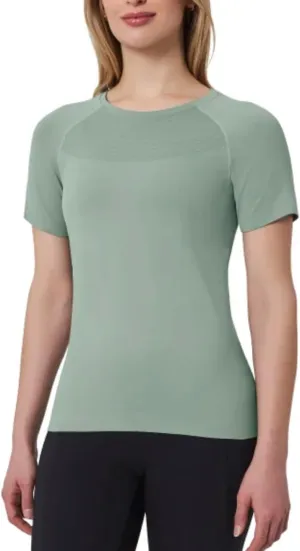Mondetta Women's Short Sleeve Fitted Active Seamless T-Shirt