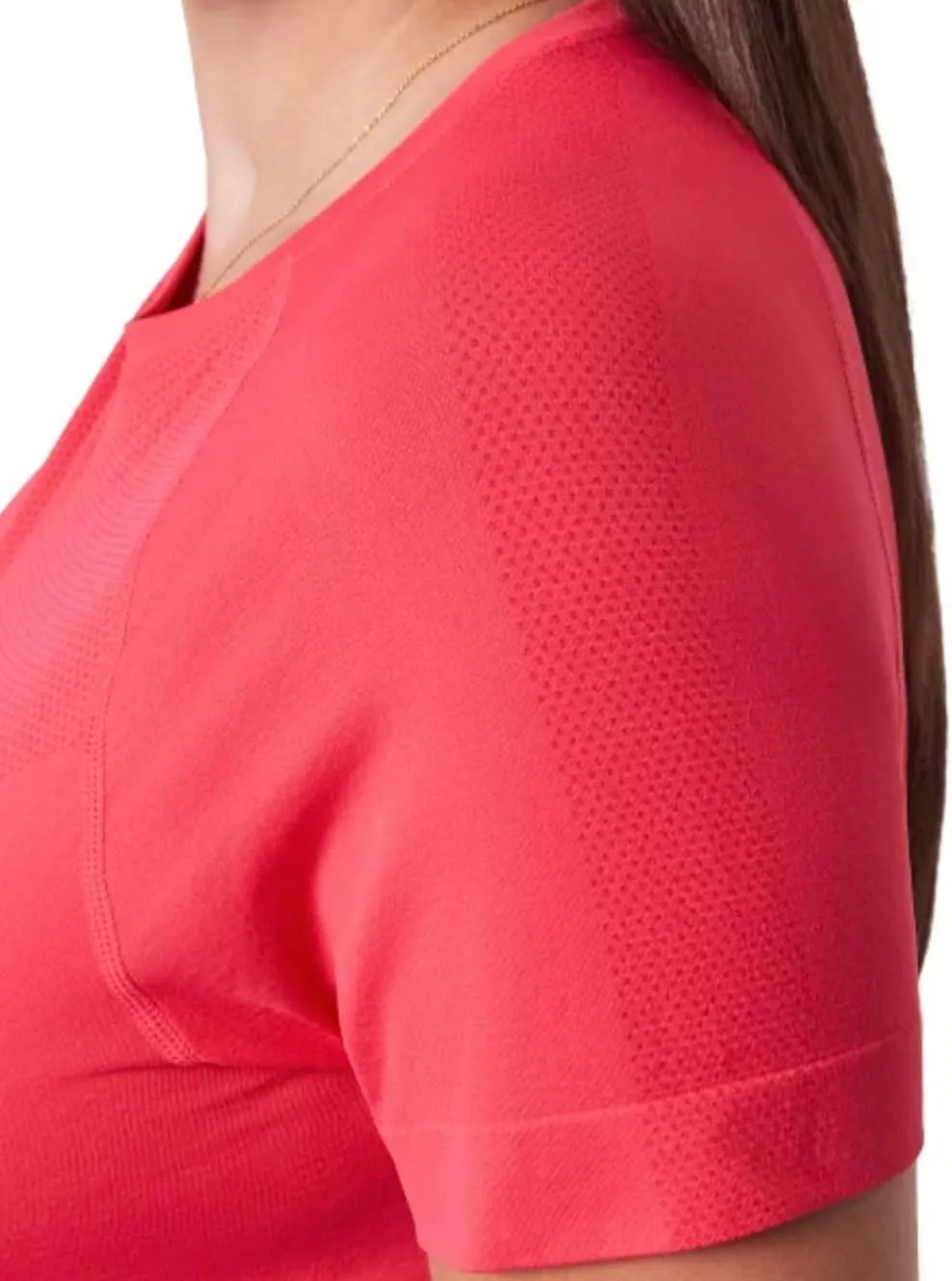 Mondetta Women's Short Sleeve Fitted Active Seamless T-Shirt