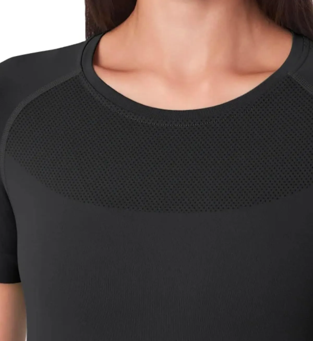 Mondetta Women's Short Sleeve Fitted Active Seamless T-Shirt
