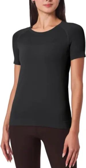 Mondetta Women's Short Sleeve Fitted Active Seamless T-Shirt