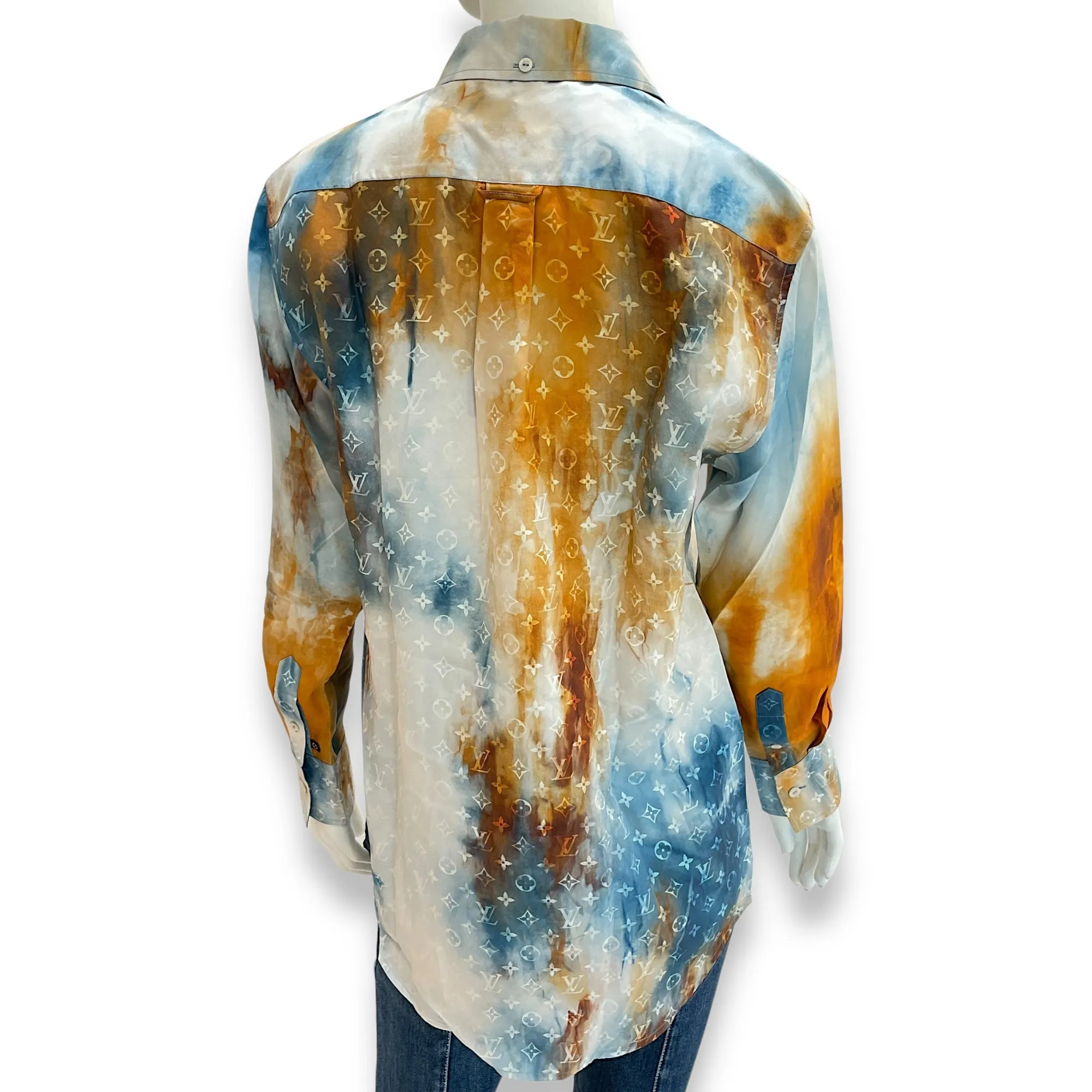 Monogram Tie Dye 34 Multi-colour Shirt in Silk
