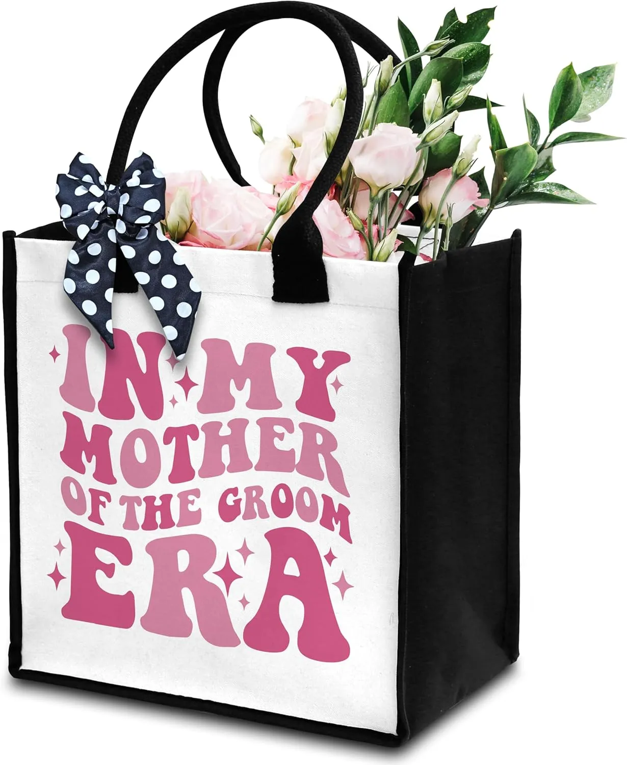 Mother Of The Groom Tote Bag For Women, In My Mother Of The Groom Era Tote Bag For Wedding Bachelorette Party, Tote Bag With Ribbon, Beach Bag Gifts For Bridal Shower Wedding Friends -44