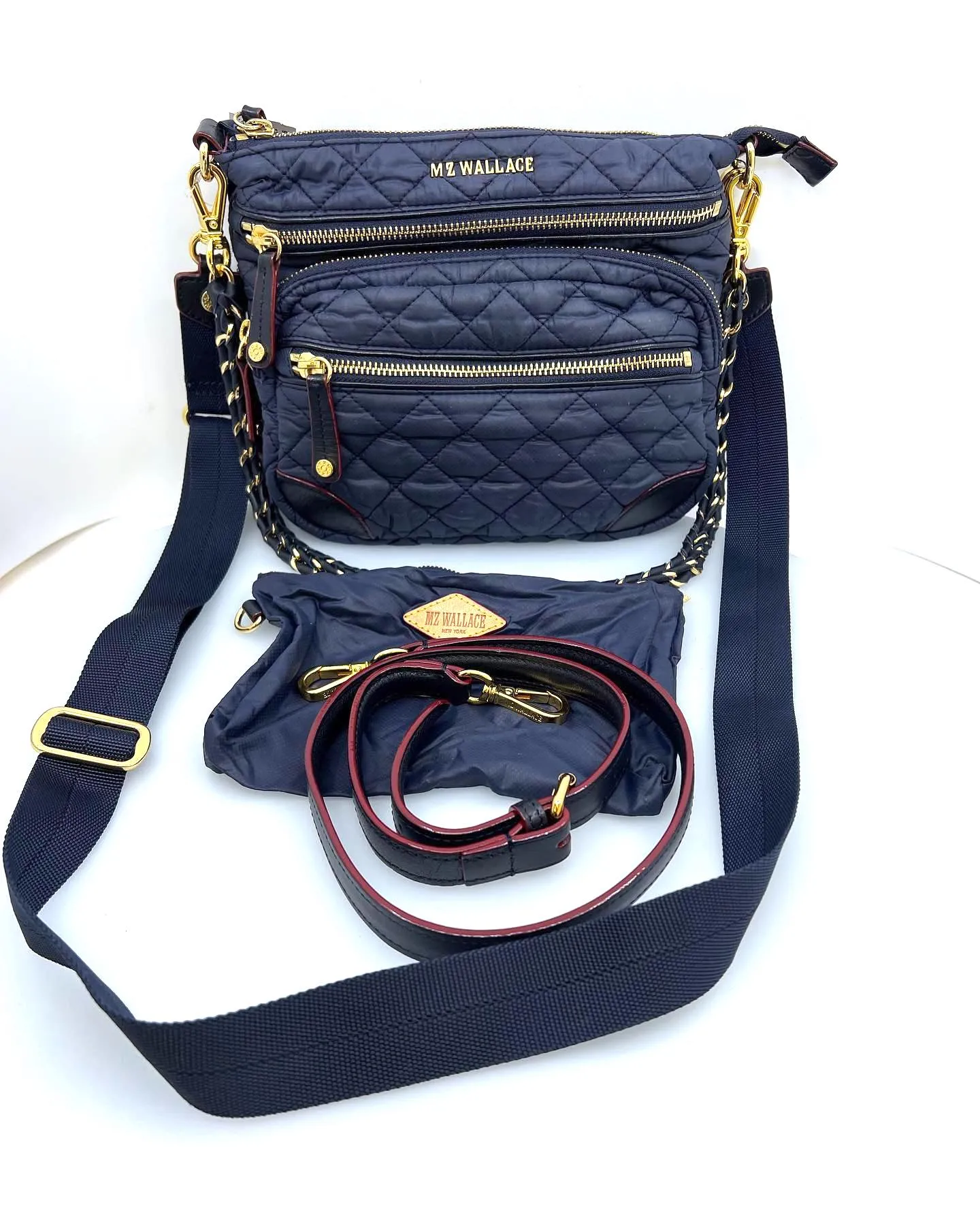 MZ WALLACE CROSBY DOWNTOWN QUILTED CROSSBODY BAG