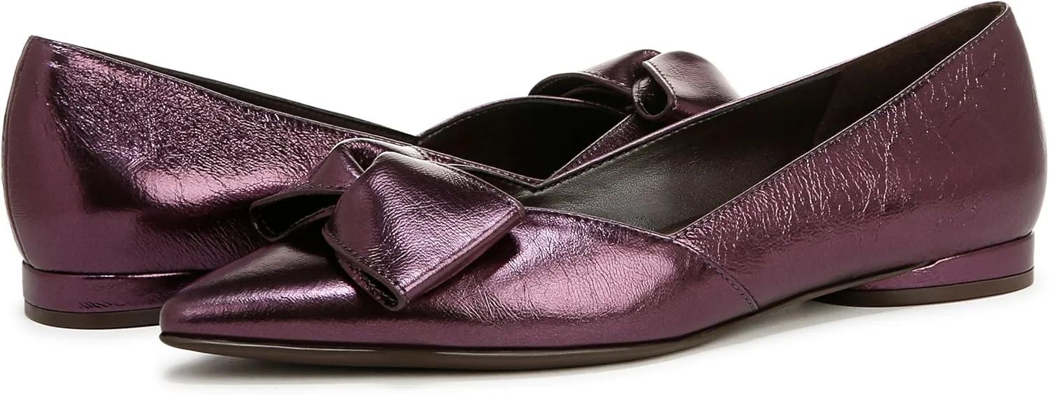 Naturalizer Womens Havana Pointed Toe Slip On Dress Ballet Flat