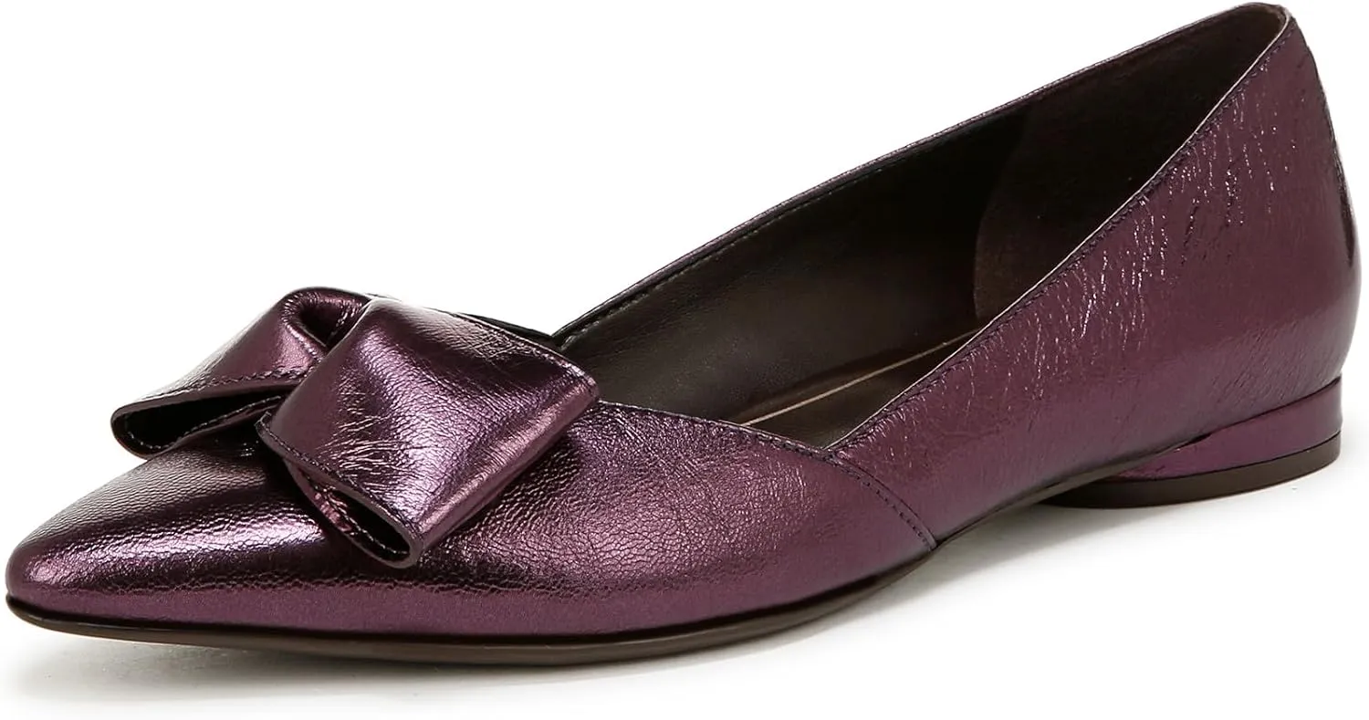 Naturalizer Womens Havana Pointed Toe Slip On Dress Ballet Flat