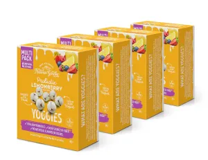 Nature's Garden Probiotic Lemon Berry Yoggies 12 x 0.7oz (Pack of 4) - Yogurt Covered Fruit Bites