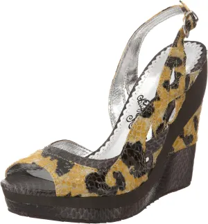 Naughty Monkey Women's Snake Bite Slingback Sandal