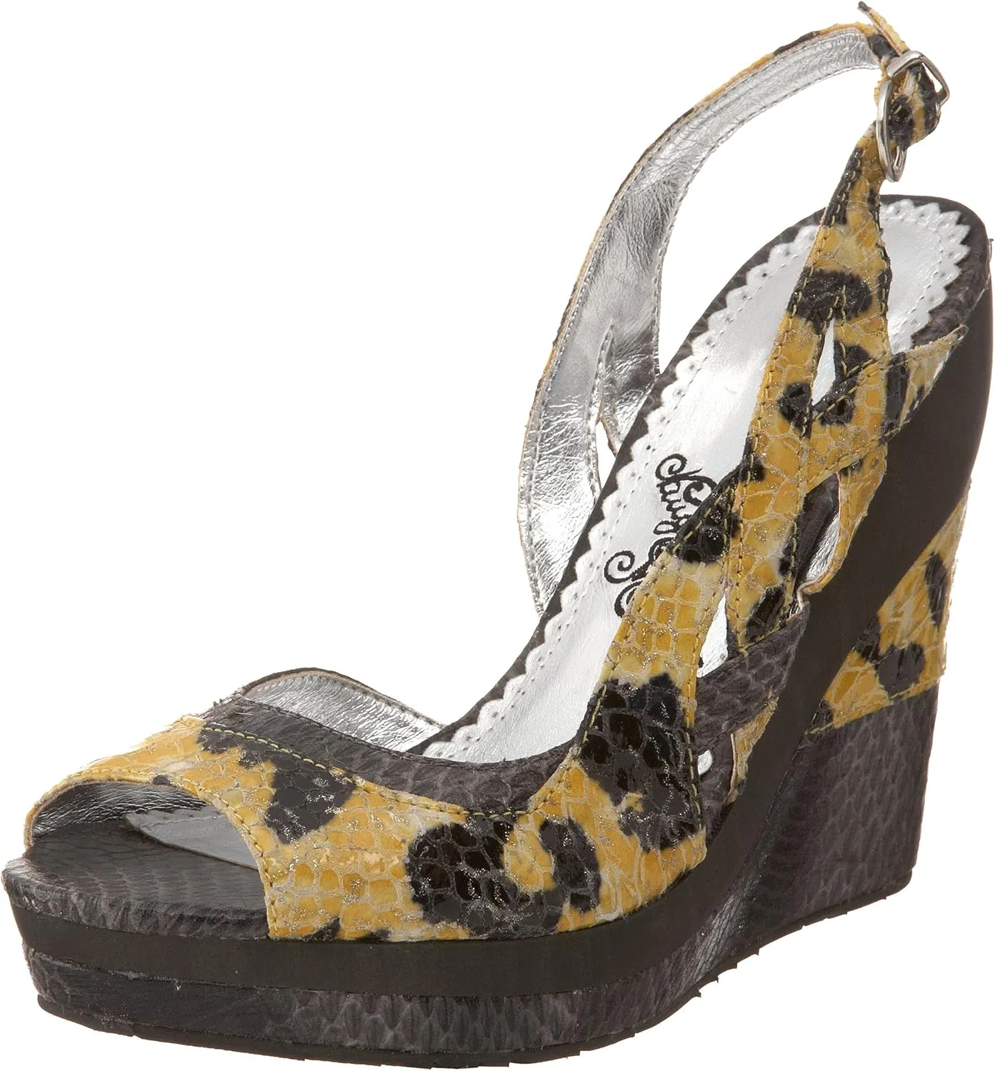 Naughty Monkey Women's Snake Bite Slingback Sandal