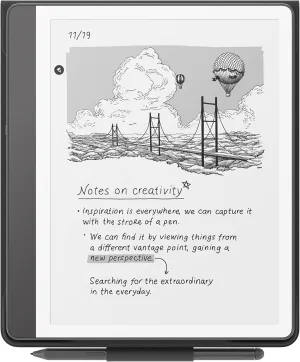 New Amazon Kindle Scribe Folio Cover with Magnetic Attach, Sleek Protective Case - Premium Leather