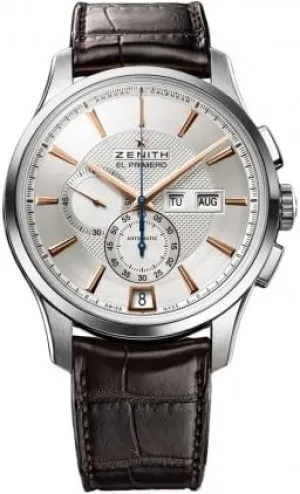New Mens Zenith El Primero Captain Winsor Annual Calendar Watch 03.2070.4054/02.C711