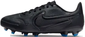 Nike Kids Jr Legend 9 Club FG/MG Soccer (Toddler/Little Kid/Big Kid) Black/Black-Summit White 4.5 Big Kid