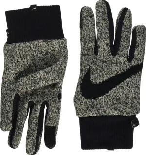 Nike Mens Knit Hyperstorm Training Gloves Khaki | Black Small/Medium
