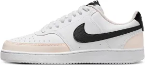 NIKE Womens Court Vision LO Casual Shoes Adult FD0285-100 (White/Black-Light Soft P), Size 8.5