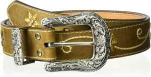 Nocona Belt Co. Women's Floral Embossed Belt