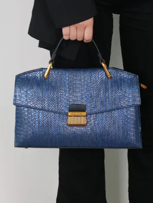 Nocturne Snake-Print Bag