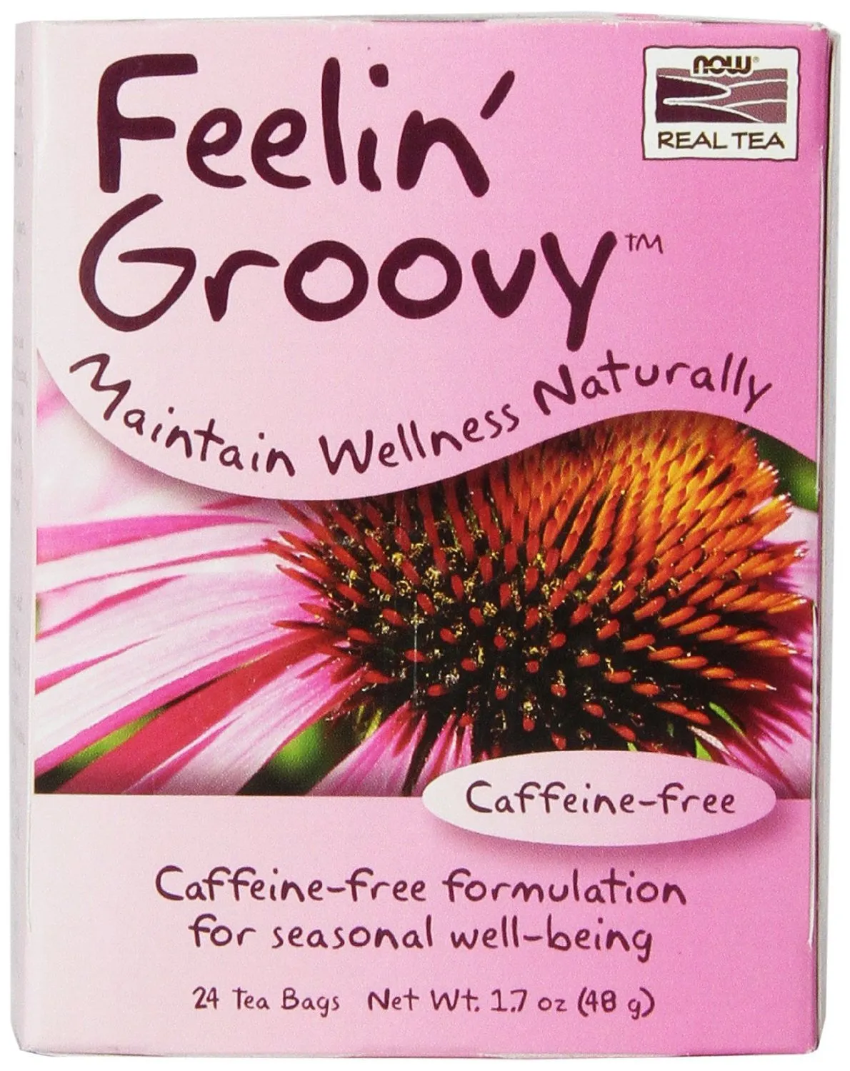 Now Foods Tea Bags Feelin' Groovy 24.0 Pack