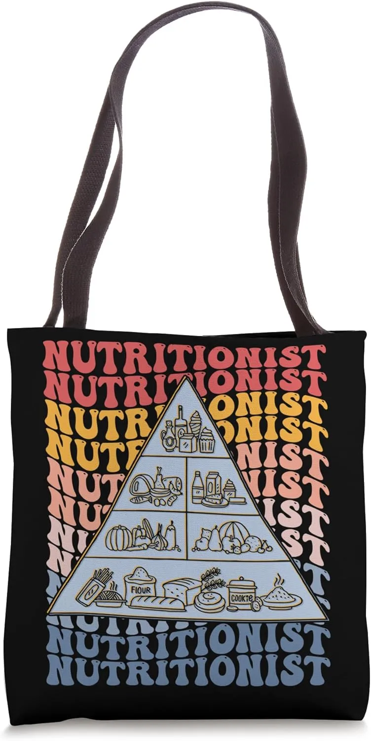 Nutritionist Groovy Nutrition Dietician Tote Bag