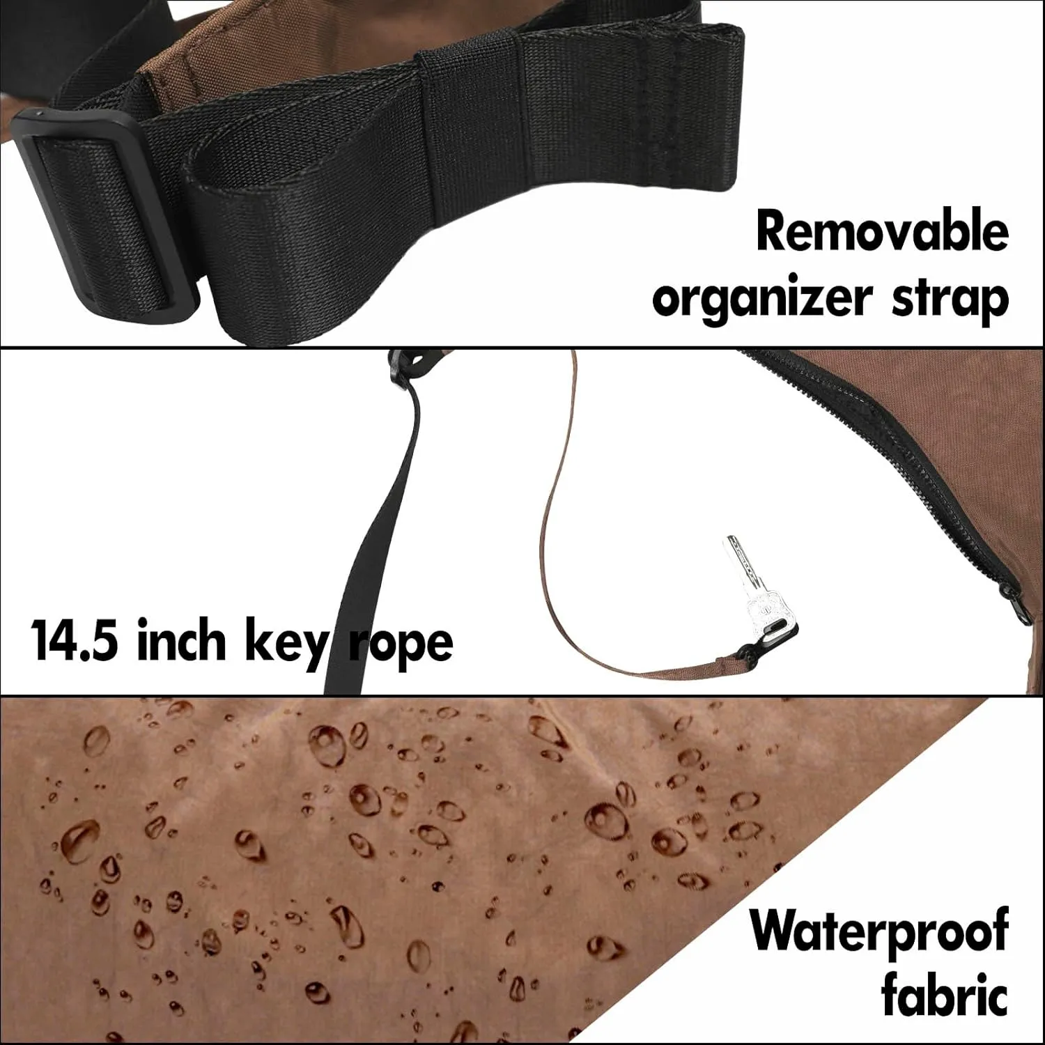 Nylon Crescent Bag - Casual Shoulder Crossbody with Adjustable Strap & Dual Interior Pockets