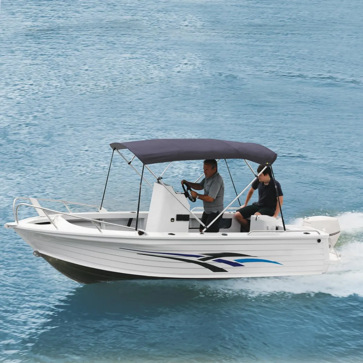 Oceansouth 4 Bow Bimini - 8ft Deluxe