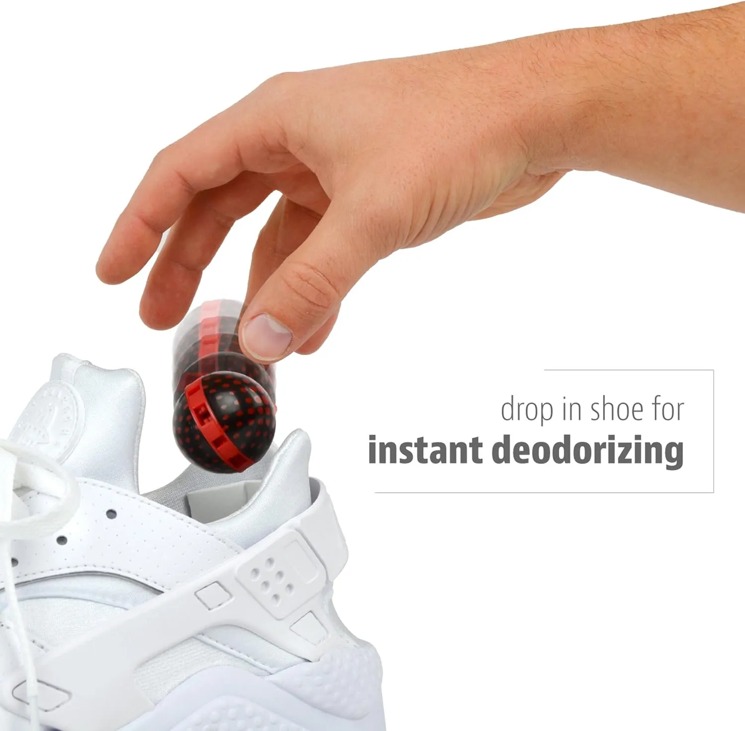 Odor-Fighting Shoe Fresheners, Eliminates Unpleasant Smells, Perfect for Sneakers, Gym Bags, Gear Bags, Drawers, Lockers, and More!, Radial Tie Dye, 6 Pack