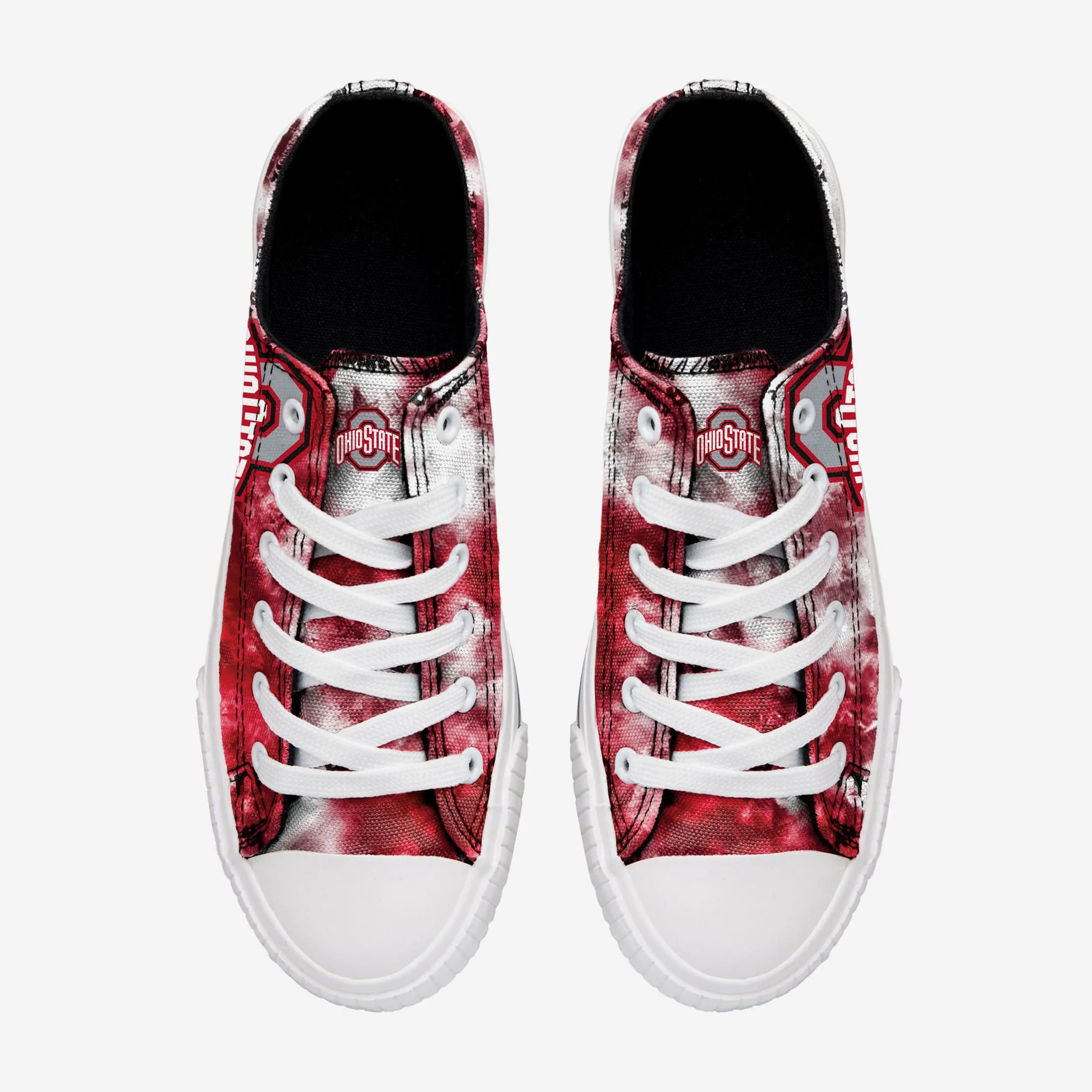Ohio State Buckeyes Womens Low Top Tie-Dye Canvas Shoe