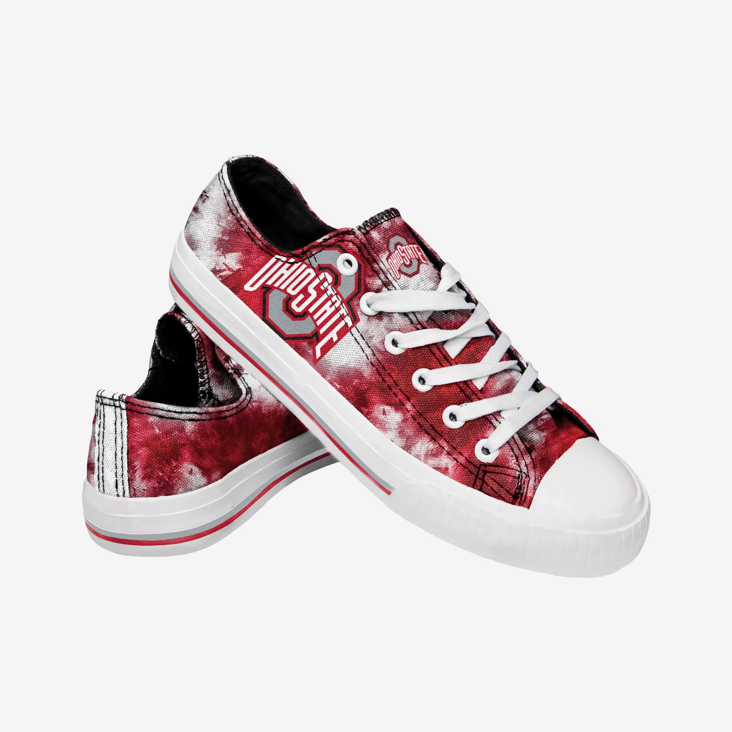 Ohio State Buckeyes Womens Low Top Tie-Dye Canvas Shoe