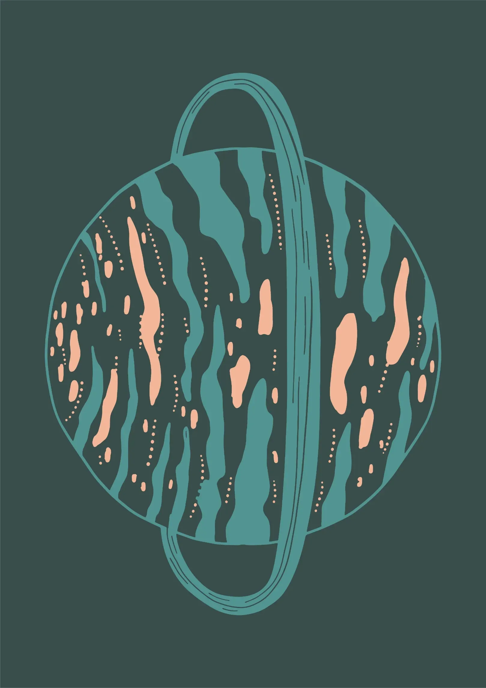 Orbit Drift Canvas Wall Art