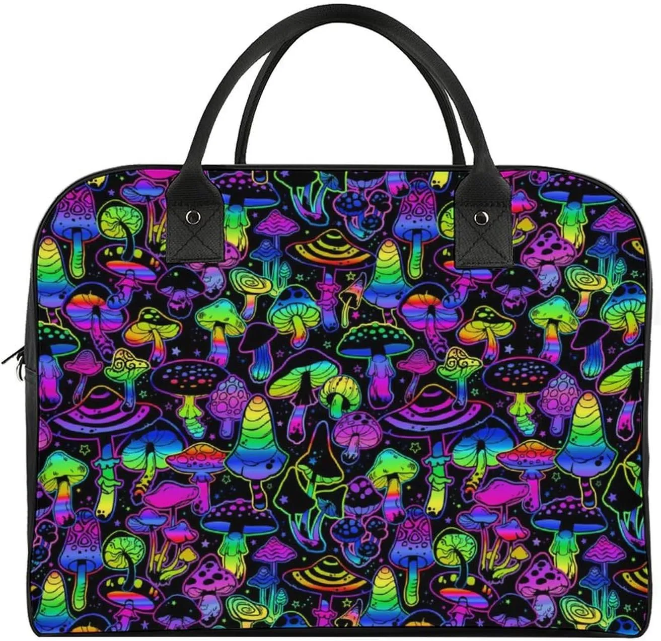 Paisley Navy Blue Pattern Travel Handbag with A Large Capacity Design That Can Be Reused