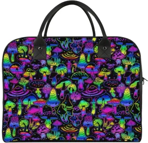Paisley Navy Blue Pattern Travel Handbag with A Large Capacity Design That Can Be Reused