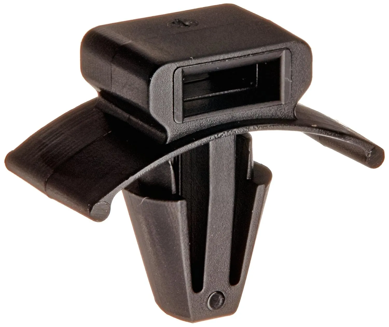 Panduit PWMS-H25-C0 Cable Tie Mount, Winged Push Barb, Weather Resistant Nylon 6.6, 0.25-Inch Hole, Black (100-Pack)