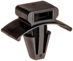Panduit PWMS-H25-C0 Cable Tie Mount, Winged Push Barb, Weather Resistant Nylon 6.6, 0.25-Inch Hole, Black (100-Pack)
