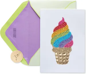 Papyrus Birthday Card - Designed by Judith Leiber (Every Color of Happiness)