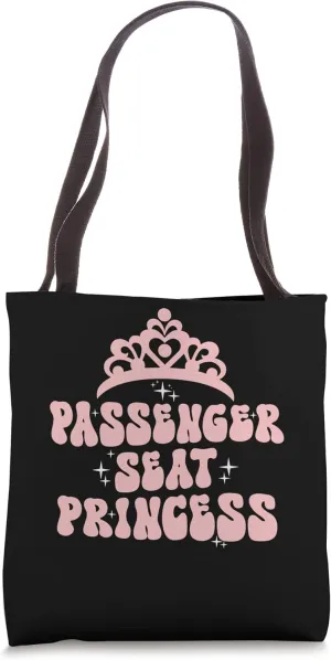 Passenger Seat Princess Groovy Trendy Tote Bag