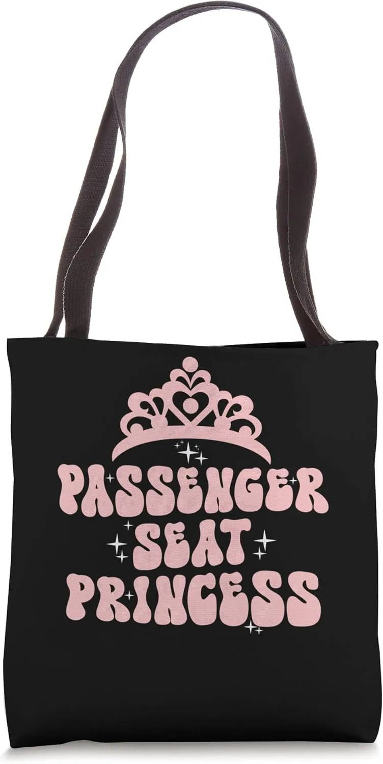 Passenger Seat Princess Groovy Trendy Tote Bag