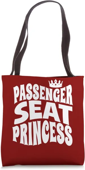 Passenger Seat Princess Retro - Funny Groovy for Girlfriend Tote Bag